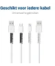 12 Pack Flexibele Siliconen Kabelbeschermers Zwart en Wit