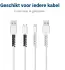 12 Pack Flexibele Siliconen Kabelbeschermers Zwart en Wit afbeelding 6