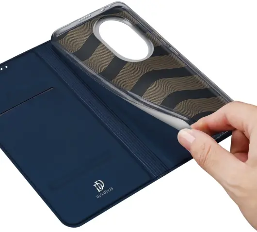 Dux Ducis Skin Pro Honor 200 Hoesje Portemonnee Blauw afbeelding 8