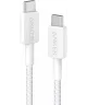 Anker 322 (60W) Gevlochten USB-C naar USB-C Kabel 3M Wit