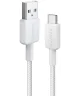 Anker 322 Gevlochten USB-A naar USB-C 15W Kabel 1.8M Wit