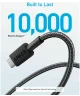 Anker 322 (15W) Gevlochten USB-A naar USB-C Kabel 0.9M Wit