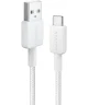 Anker 322 Gevlochten USB-A naar USB-C Kabel 0.9M Wit