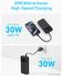 Anker (30W) USB-A en USB-C Power Delivery Powerbank 20.000 mAh Zwart afbeelding 4