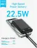 Anker (22.5W) USB-A en 2x USB-C Power Delivery Powerbank 10.000 mAh Zwart afbeelding 2