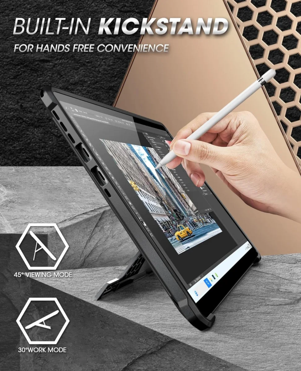 SUPCASE UB Pro Microsoft Surface Pro 9 Hoes Back Cover Zwart afbeelding 6