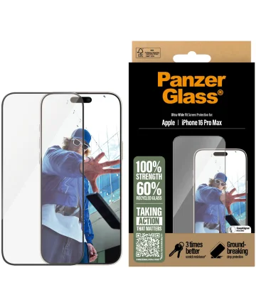 PanzerGlass Ultra-Wide Apple iPhone 16 Pro Max Screen Protector Screen Protectors