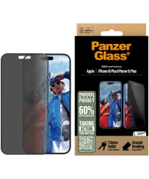 PanzerGlass Ultra-Wide Apple iPhone 16 / 15 Plus Screen Protector Privacy Glass