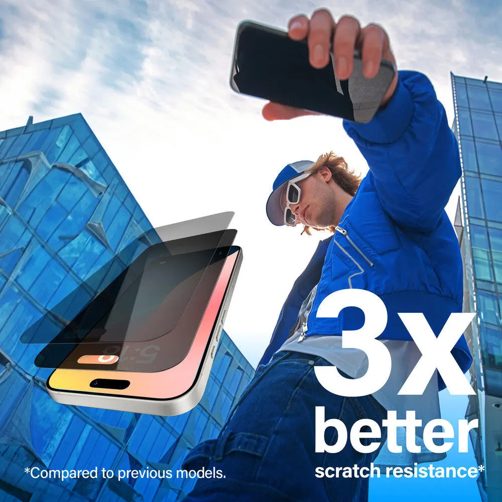 PanzerGlass Ultra-Wide Apple iPhone 16 Pro Max Screen Protector Privacy Glass afbeelding 6