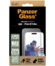 PanzerGlass Aluminium Frame Ultra-Wide Fit iPhone 16 Pro Max Screen Protector