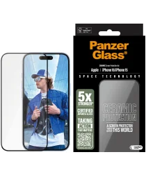 PanzerGlass Ceramic Ultra-Wide Fit Apple iPhone 16 / 15 Screen Protector