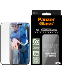 PanzerGlass Ceramic Ultra-Wide Fit iPhone 16 Plus / 15 Plus Screen Protector