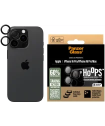 PanzerGlass Hoops Rings iPhone 16 Pro / 16 Pro Max Camera Lens Protector Zwart