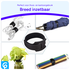 10 Pack Herbruikbare Kabelbinders Klittenband Kabels Opbergen Zwart afbeelding 5