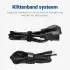10 Pack Herbruikbare Kabelbinders Klittenband Kabels Opbergen Zwart afbeelding 6