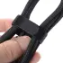 50 Pack Herbruikbare Kabelbinders Klittenband Kabels Opbergen Zwart afbeelding 9