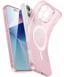 ESR Zero Clear HaloLock Apple iPhone 16 Pro Hoesje MagSafe Frosted Roze