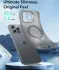 ESR Zero Clear HaloLock Apple iPhone 16 Pro Max Hoesje MagSafe Frosted Grijs afbeelding 2
