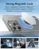 ESR Zero Clear HaloLock Apple iPhone 16 Pro Max Hoesje MagSafe Frosted Grijs afbeelding 3