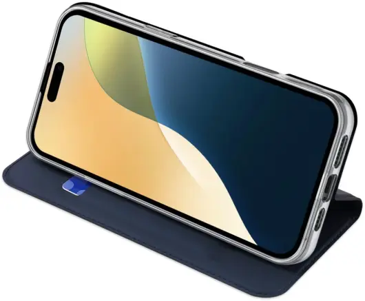 Dux Ducis Skin Pro Apple iPhone 16 Plus Hoesje Portemonnee Blauw afbeelding 5