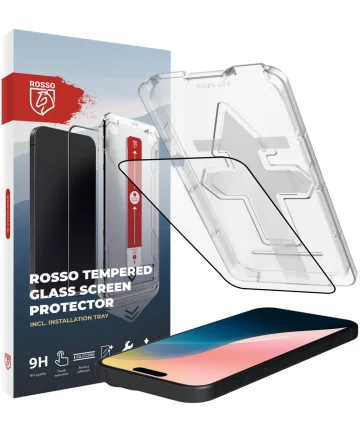 Rosso Apple iPhone 16 Plus Tempered Glass met Installatietray Screen Protectors