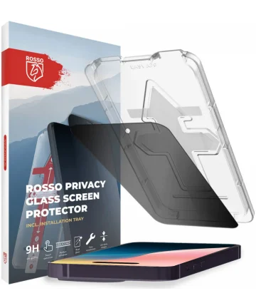 Rosso Apple iPhone 16 Pro Max Privacy Glass met Installatietray Screen Protectors