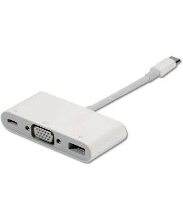 Originele Apple USB-C naar USB-C / USB-A / VGA Adapter Wit Kabels