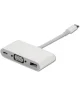 Originele Apple USB-C naar USB-C / USB-A / VGA Adapter Wit