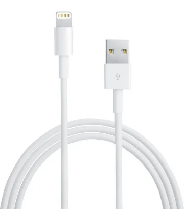 Originele Apple USB-A naar Lightning Kabel 1 Meter Wit Kabels