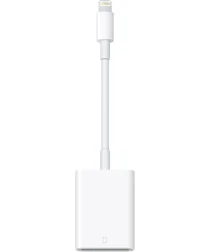 Originele Apple Lightning naar SD Kaartlezer Adapter Wit