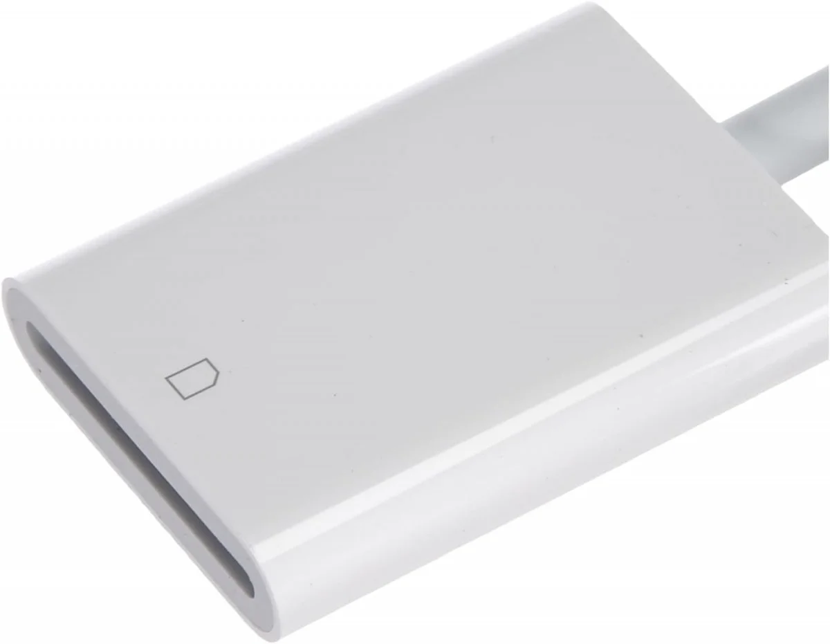 Originele Apple Lightning naar SD Kaartlezer Adapter Wit afbeelding 4