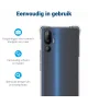 HTC U24 Pro Hoesje Schokbestendig en Dun TPU Back Cover Transparant