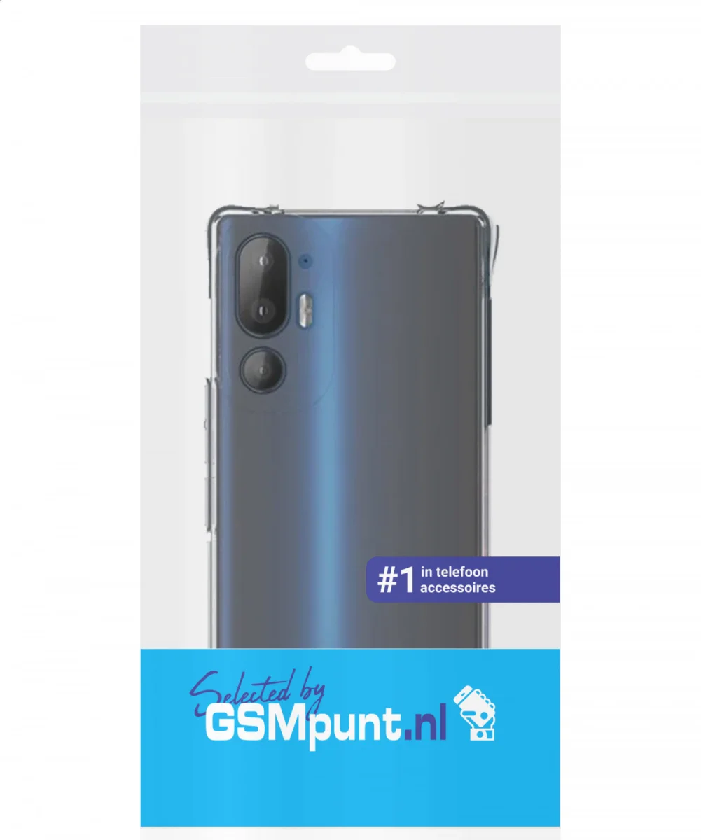 HTC U24 Pro Hoesje Schokbestendig en Dun TPU Back Cover Transparant afbeelding 11