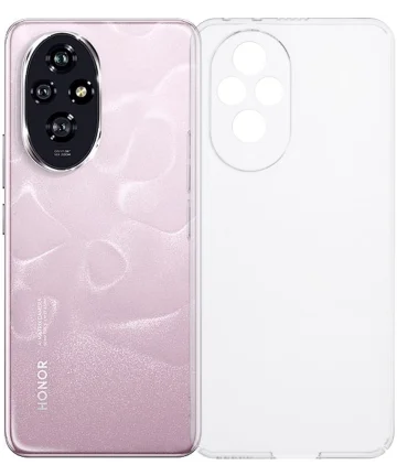 Honor 200 Hoesje Dun TPU Back Cover Transparant Hoesjes