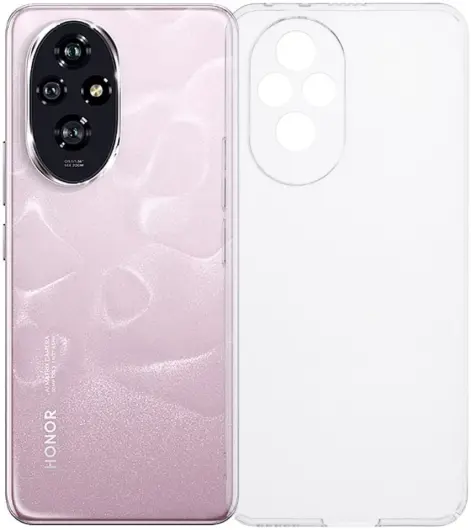 Honor 200 Hoesje Dun TPU Back Cover Transparant afbeelding 1