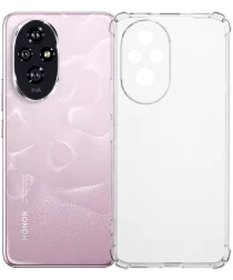 Honor 200 Hoesje Schokbestendig en Dun TPU Back Cover Transparant