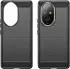 Honor 200 Hoesje Geborsteld TPU Flexibele Back Cover Zwart afbeelding 2