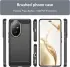 Honor 200 Hoesje Geborsteld TPU Flexibele Back Cover Zwart afbeelding 4