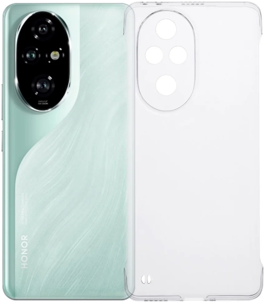 Honor 200 Pro Hoesje Dun TPU Back Cover Transparant afbeelding 1