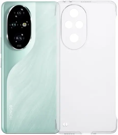 Honor 200 Pro Hoesje Dun TPU Back Cover Transparant afbeelding 1
