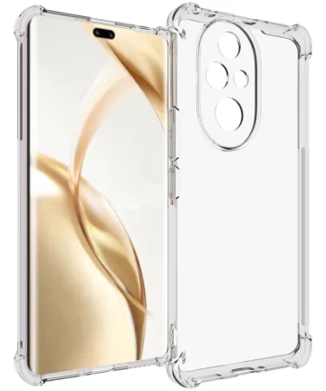 Honor 200 Pro Hoesje Schokbestendig en Dun TPU Back Cover Transparant Hoesjes