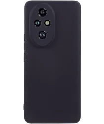 Honor 200 Pro Hoesje Dun TPU Back Cover Zwart