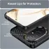 Honor 200 Pro Hoesje Geborsteld TPU Flexibele Back Cover Zwart afbeelding 6