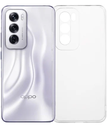 Oppo Reno 12 Hoesje Dun TPU Back Cover Transparant Hoesjes