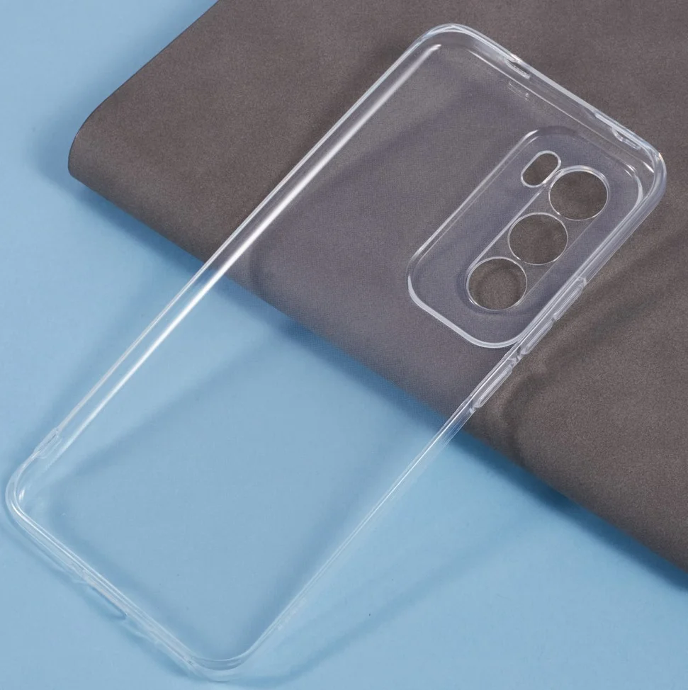 Oppo Reno 12 Hoesje Dun TPU Back Cover Transparant afbeelding 3