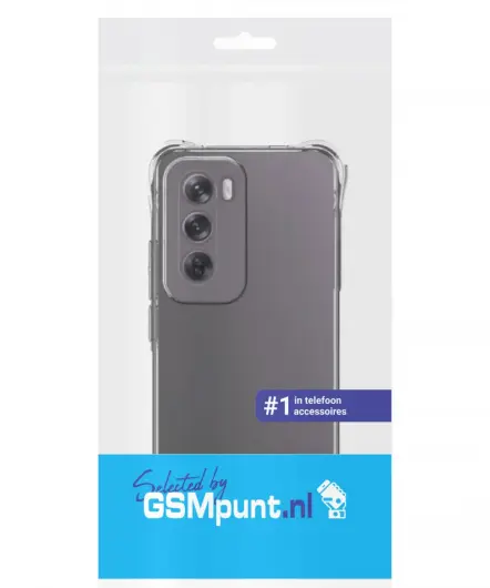 Oppo Reno 12 Hoesje Schokbestendig en Dun TPU Back Cover Transparant afbeelding 10
