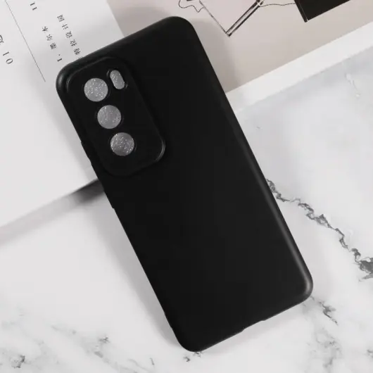 Oppo Reno 12 Hoesje Dun TPU Back Cover Zwart afbeelding 8