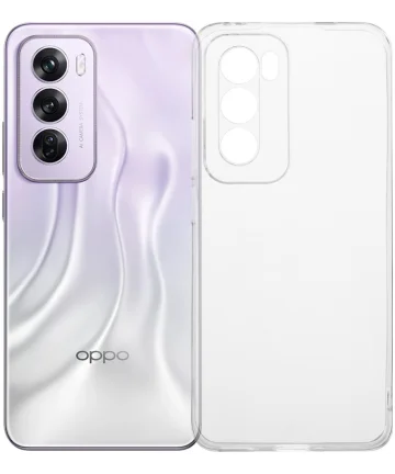 Oppo Reno 12 Pro Hoesje Dun TPU Back Cover Transparant Hoesjes