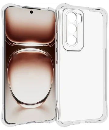 Oppo Reno 12 Pro Hoesje Schokbestendig en Dun TPU Back Cover Transparant Hoesjes