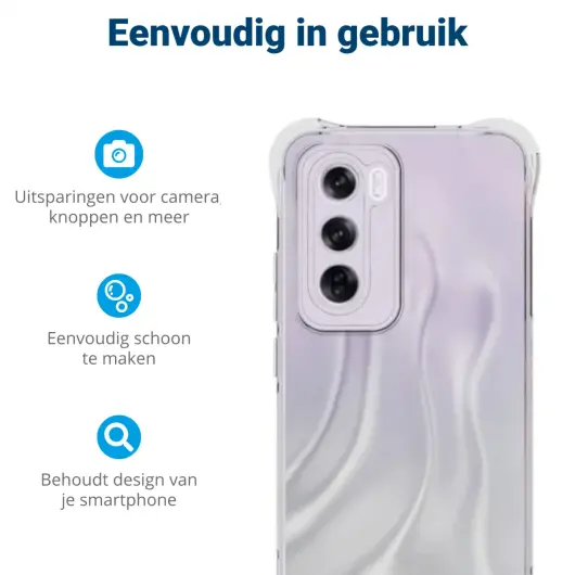 Oppo Reno 12 Pro Hoesje Schokbestendig en Dun TPU Back Cover Transparant afbeelding 6